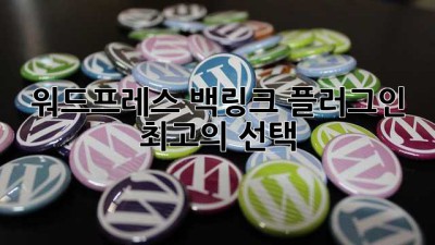 워드프레스 백링크 플러그인 최고의 선택
